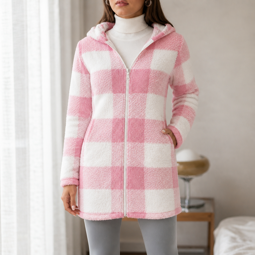 Buffalo Check Hooded Zip Jacket