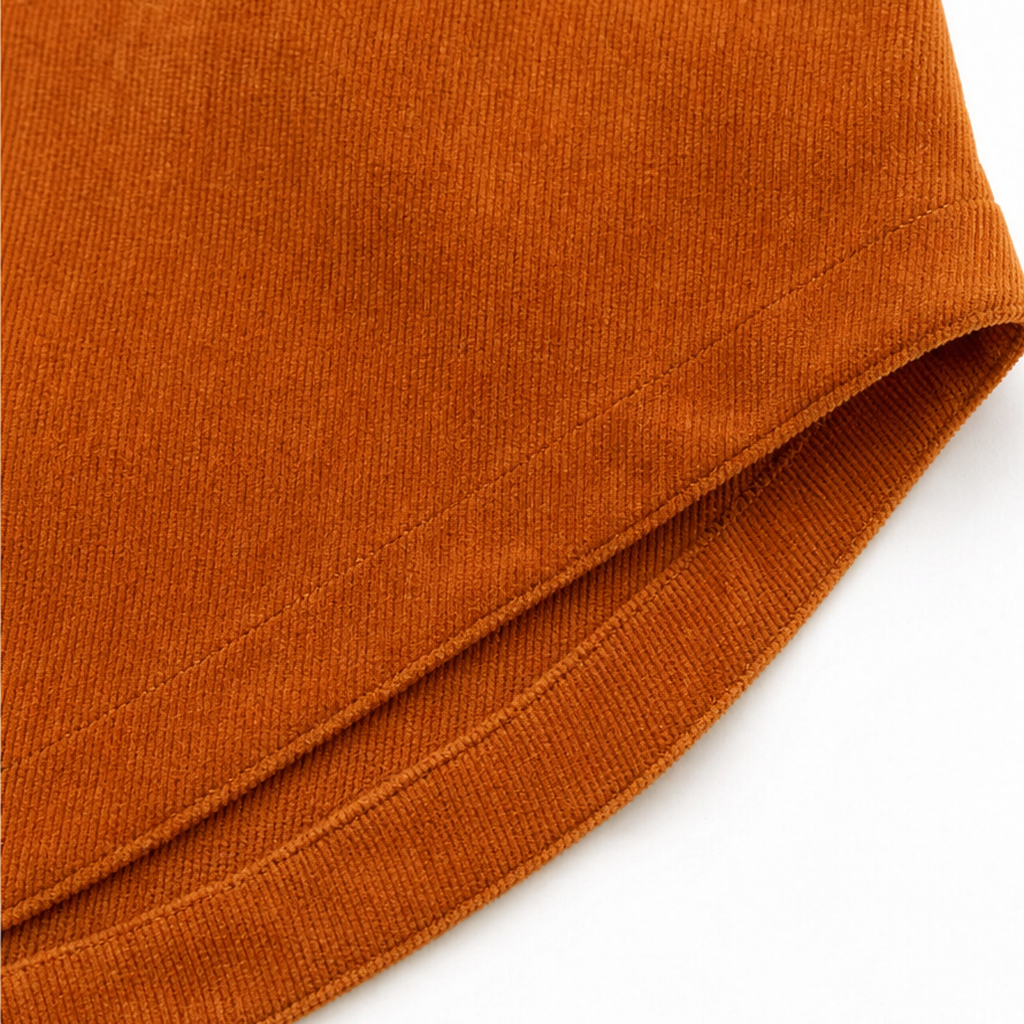 Burnt Orange Asymmetrical Statement Jacket
