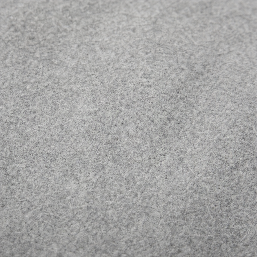 Light grey heather coat fabric texture, close-up