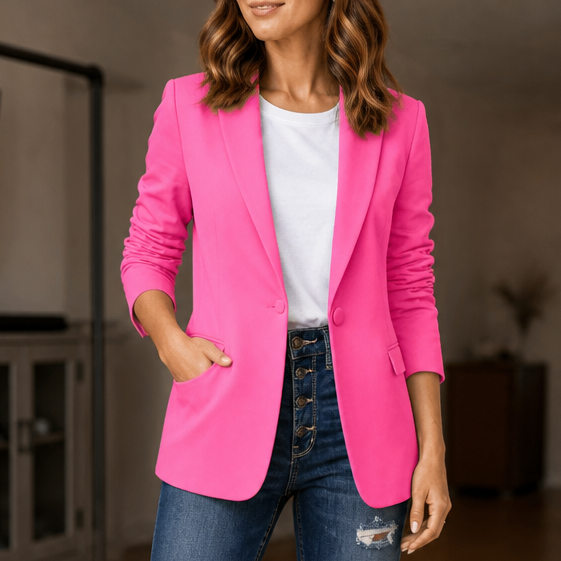 Cropped Tailored Blazer