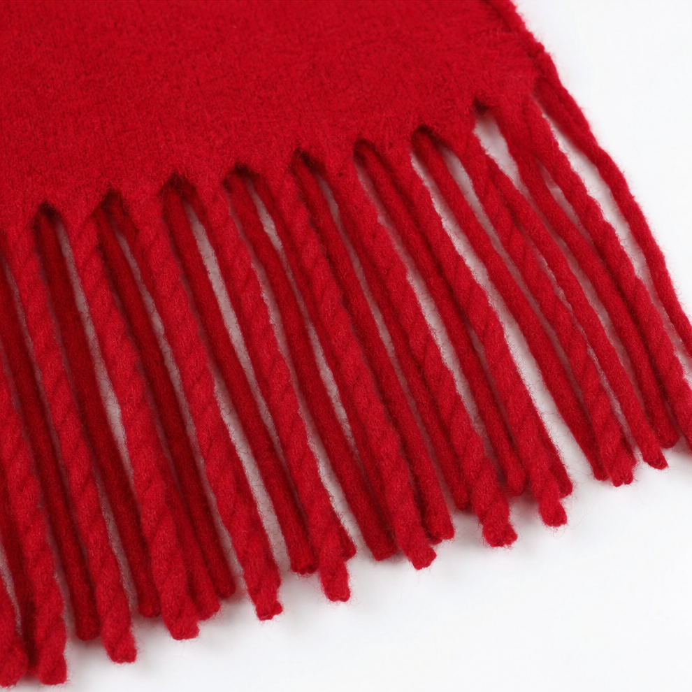 Draped Shawl Collar Open-Front Wool Coat