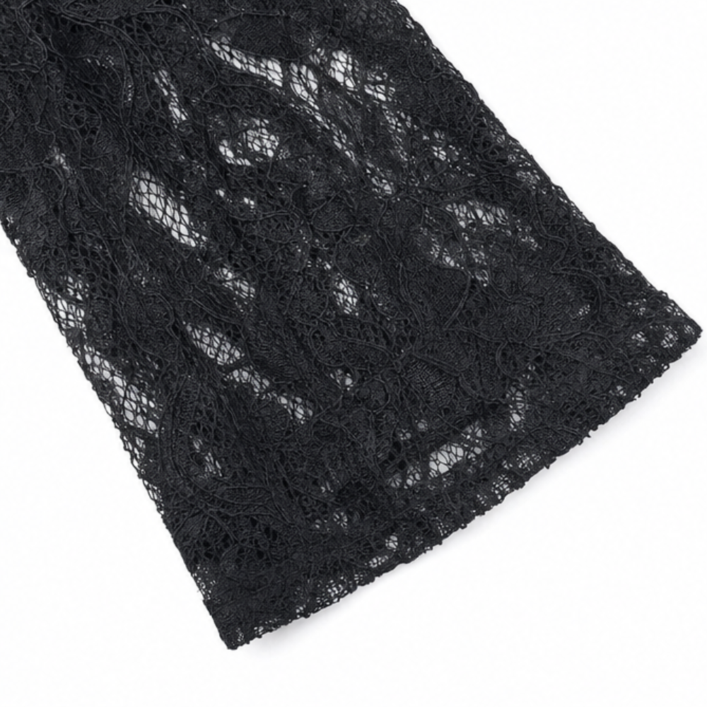 Floral Lace-look Open-Front Blazer for Women