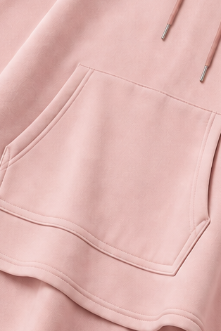 Hooded Cape And Wide-Leg Trouser Set