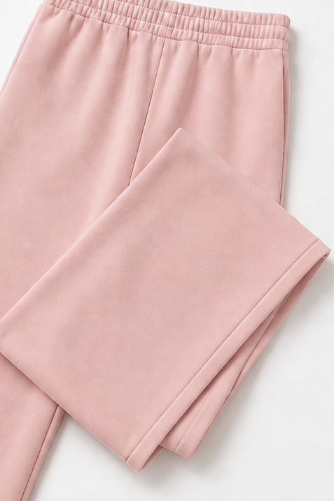 Hooded Cape And Wide-Leg Trouser Set