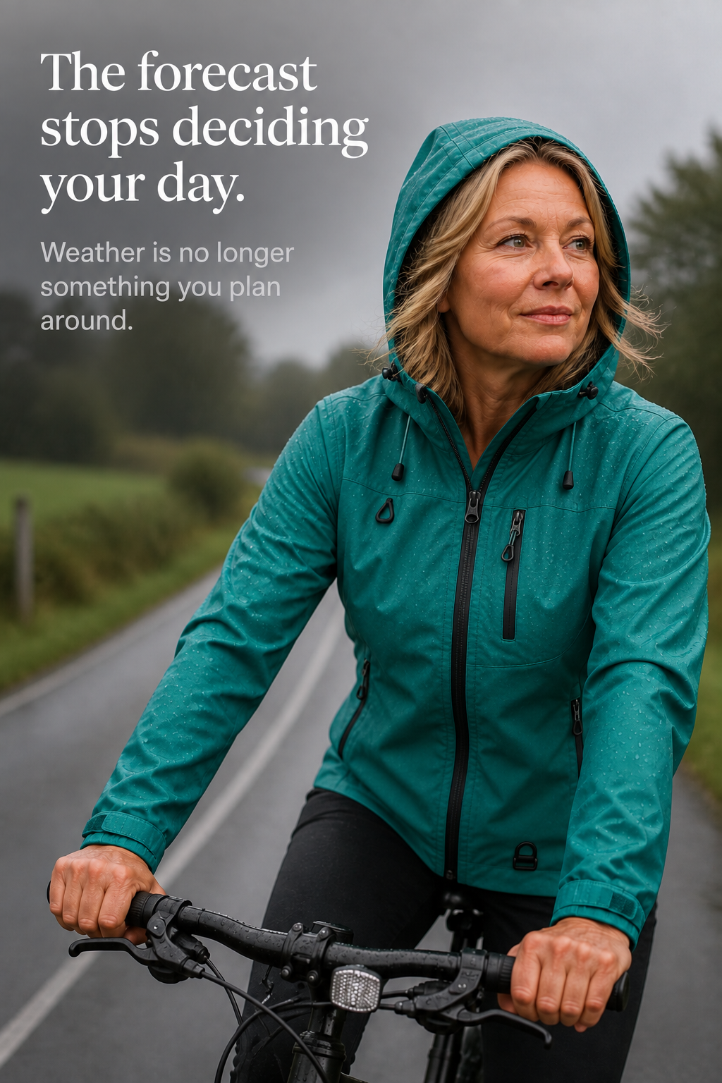 Hooded Waterproof Windproof Rain Jacket