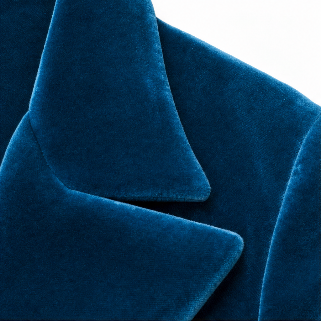 Leopard-Lined Velvet Maxi Coat