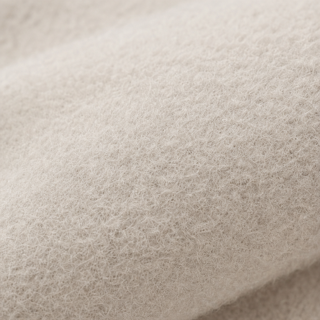 Longline Open-Front Wool-Blend Look Coat