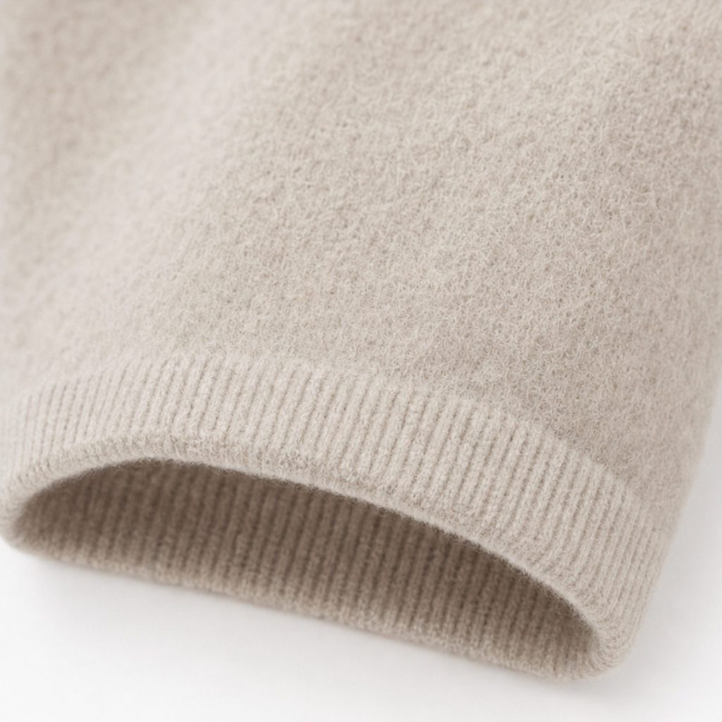 Longline Open-Front Wool-Blend Look Coat