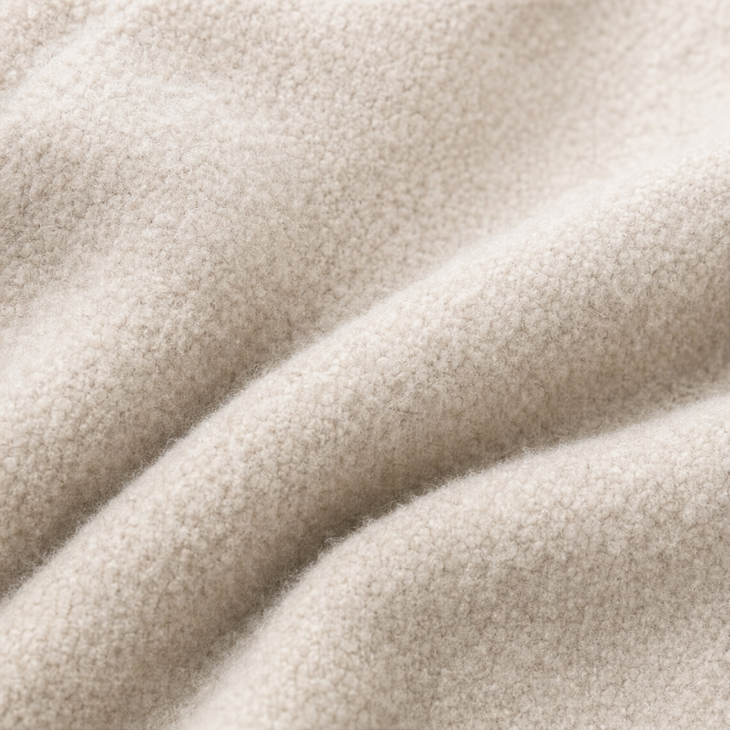 Open-Front Longline Wool-Look Coat