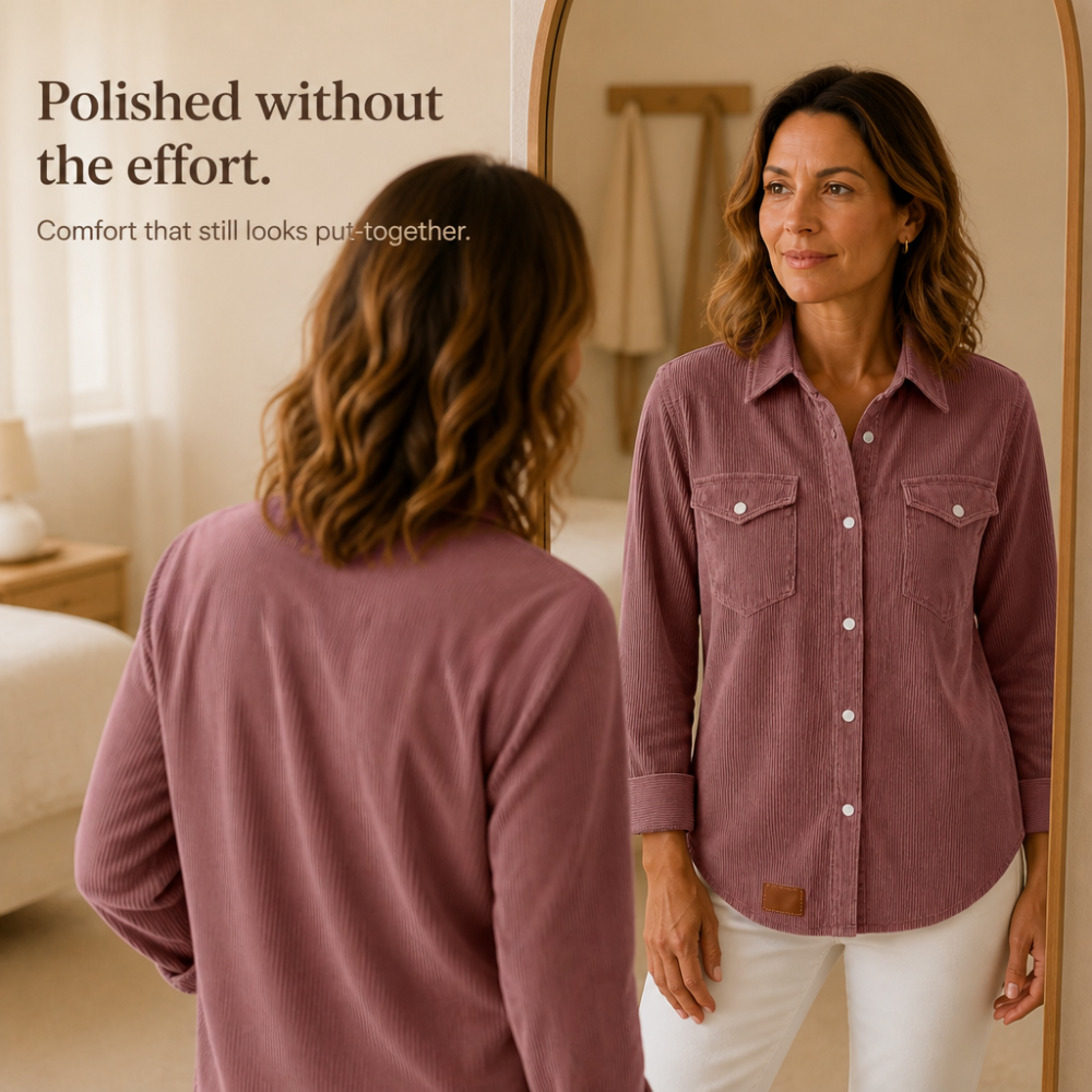 Ribbed Knit Button-Front Shacket