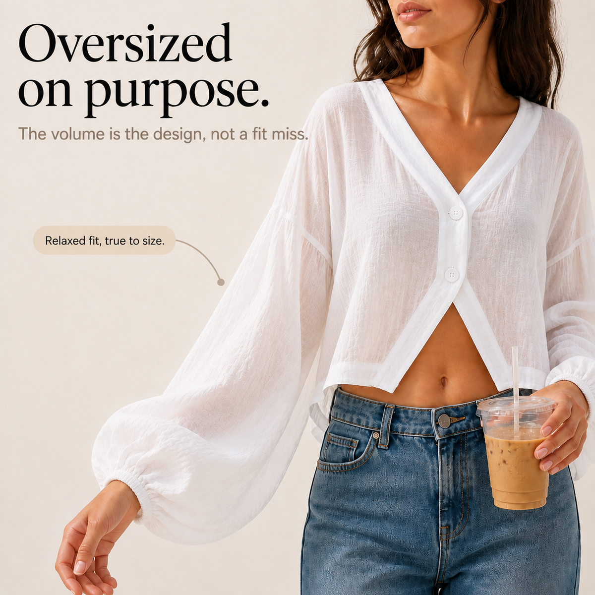 Sheer Layer That Covers Arms Without The Heat