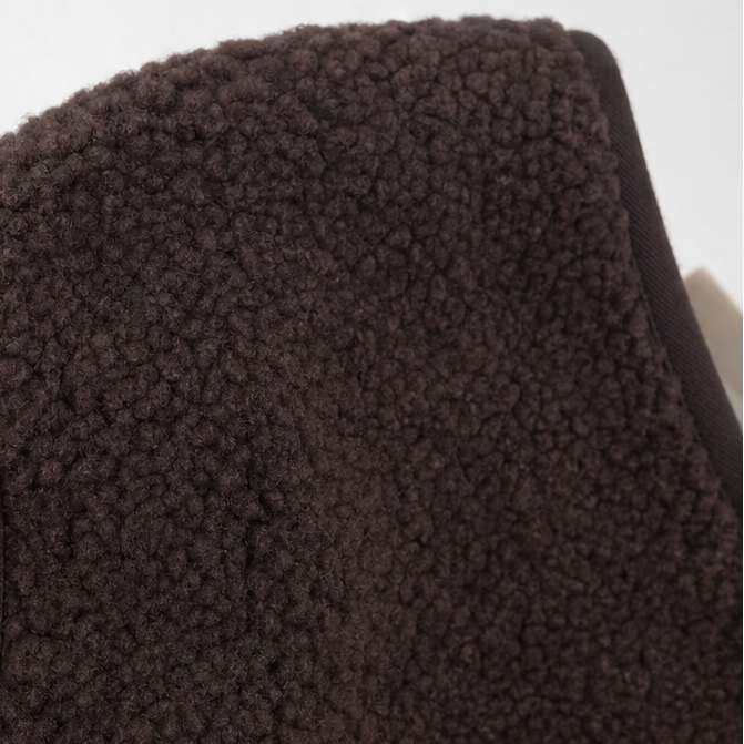 Sleeveless Boxy Teddy Fleece Vest