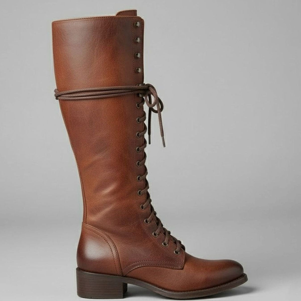 Studded Knee-High Boots