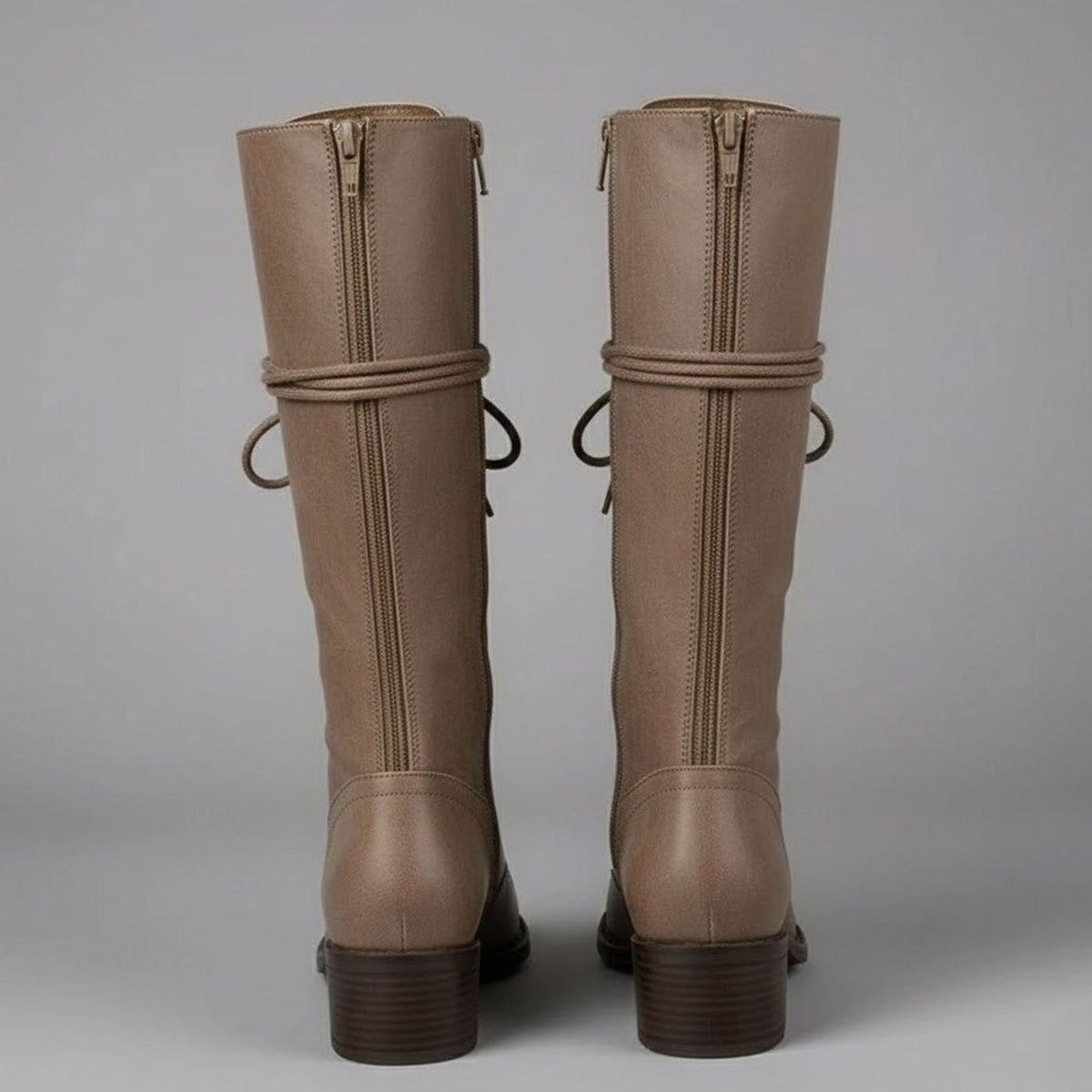 Studded Knee-High Boots