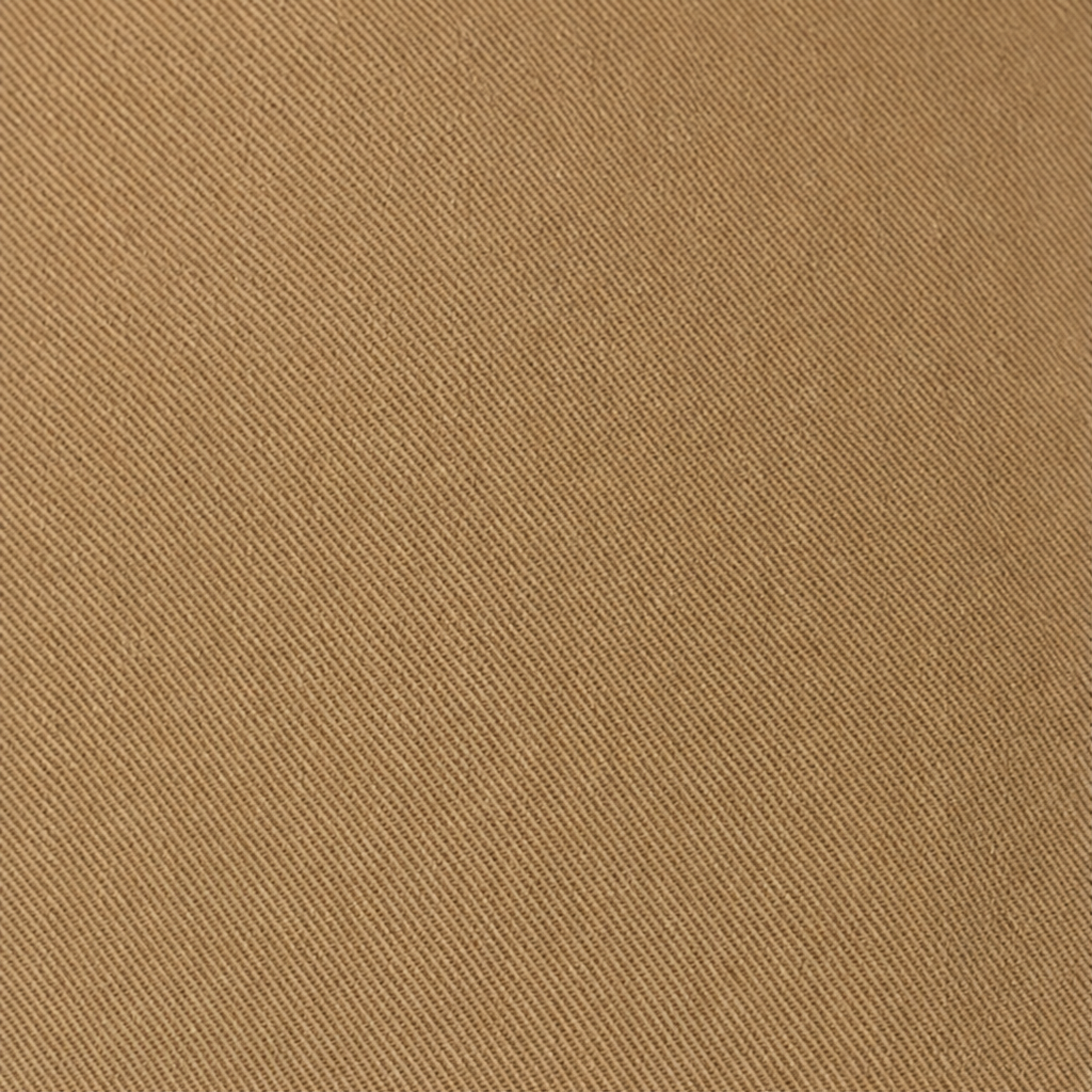 Close-up of tan woven fabric texture for a casual coat