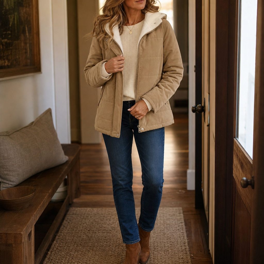 Thickened Hooded Puffer Jacket