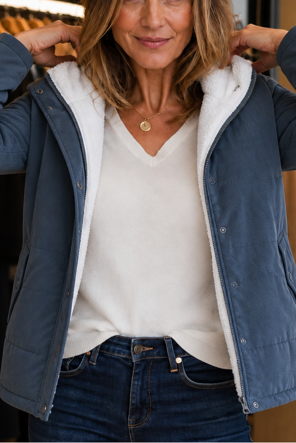 Thickened Hooded Puffer Jacket