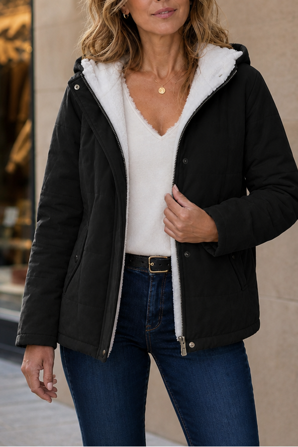 Thickened Hooded Puffer Jacket