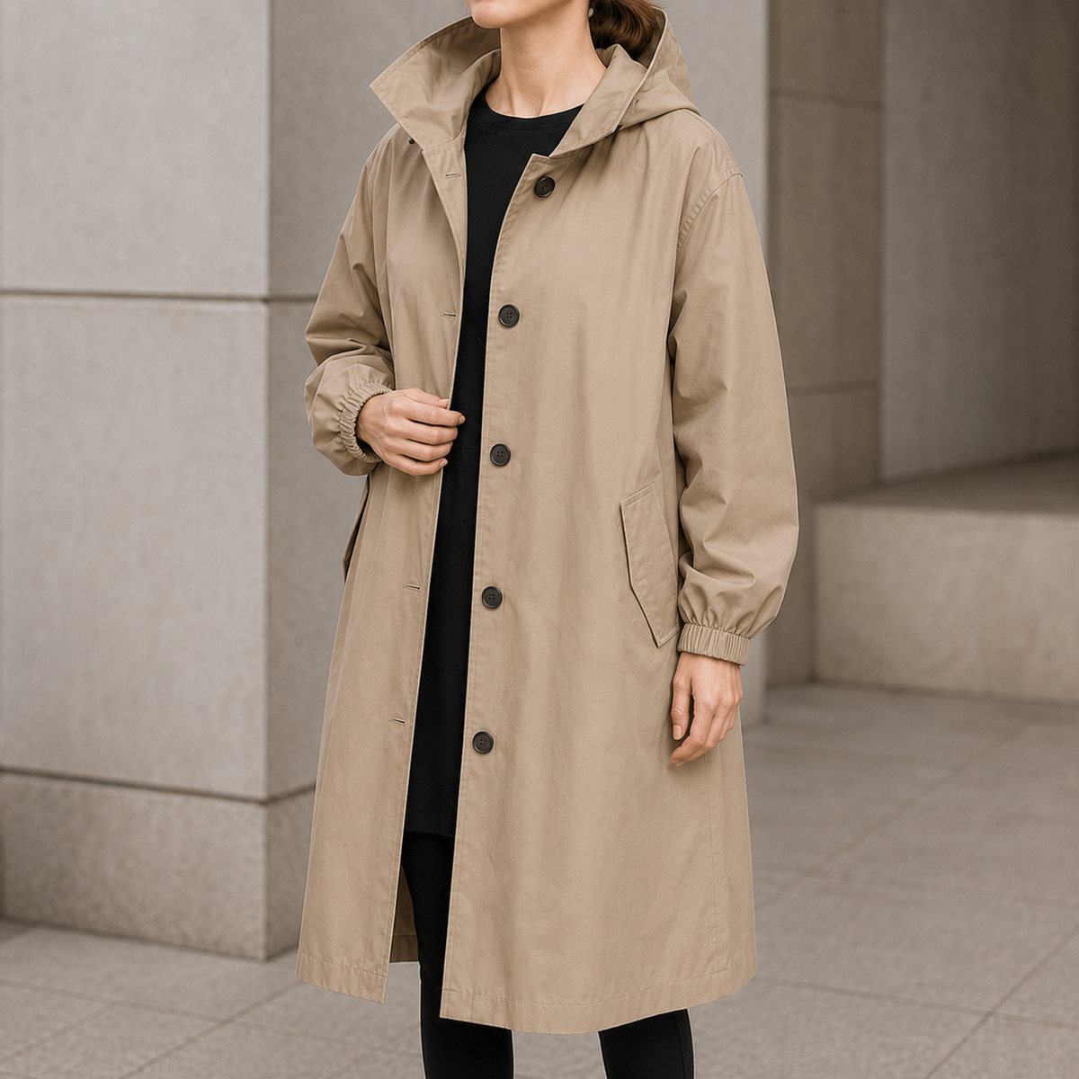 Trench That Cinches When You Want Shape