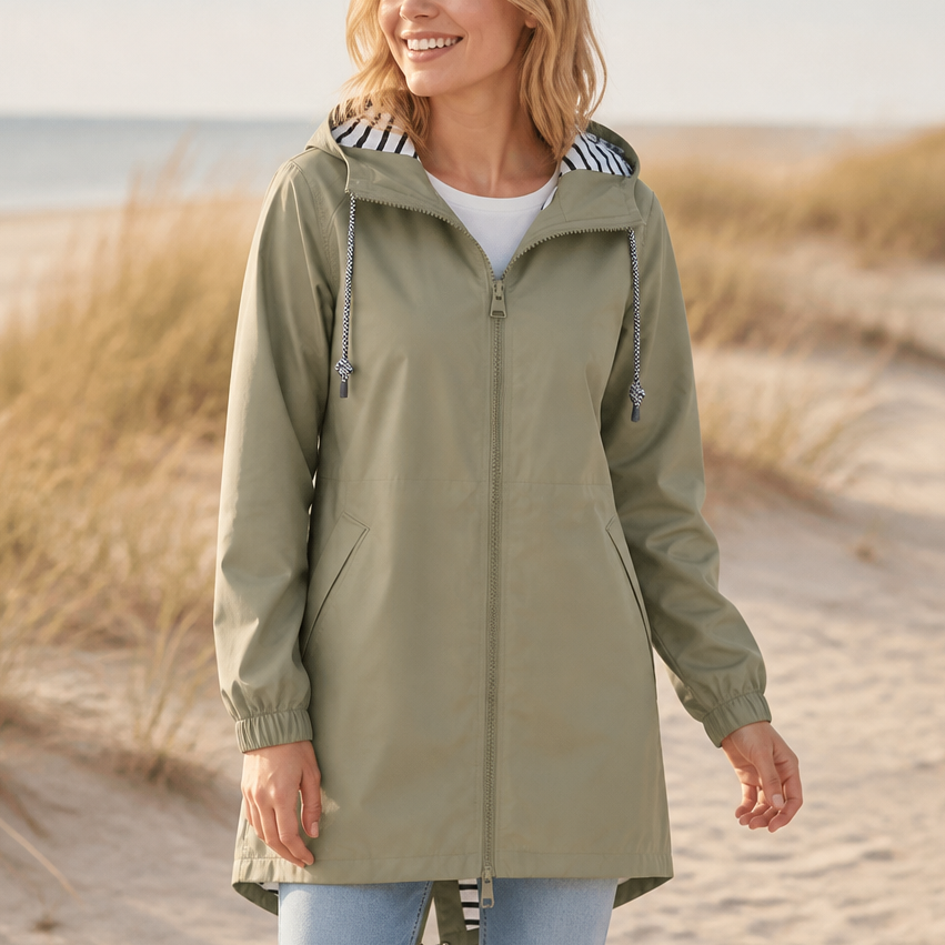 Waterproof Hooded Packable Rain Jacket
